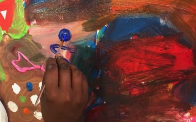 Cerchio femminile di Pittura Intuitiva per ragazze immigrate minorenne a Civico Zero